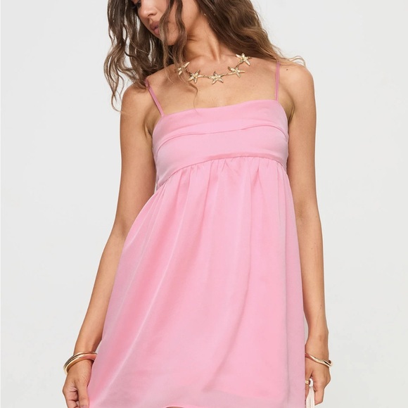 Princess Polly Pink Spaghetti Strap Dress - Picture 1 of 7